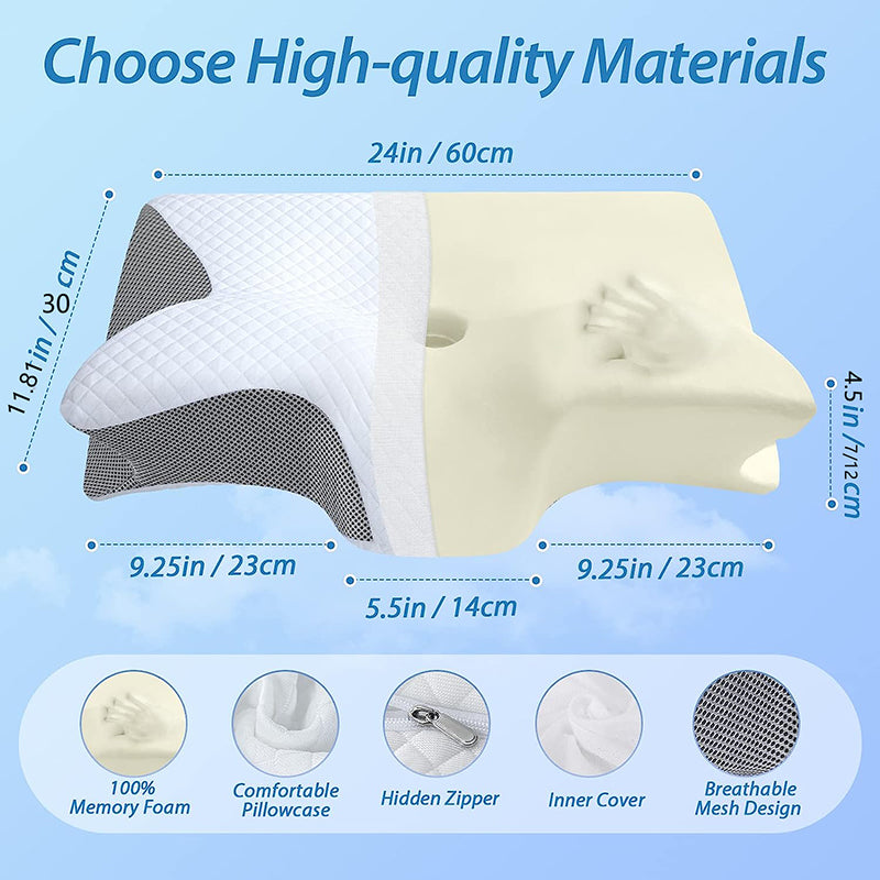 SlumberPillow™ - Orthopedic Cervical Sleeping Pillow