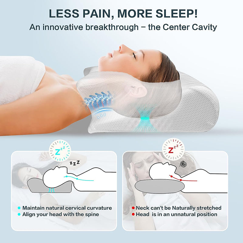 SlumberPillow™ - Orthopedic Cervical Sleeping Pillow