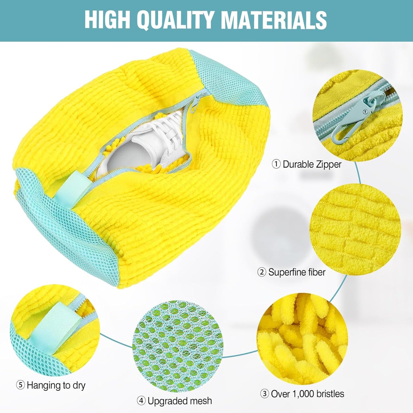CleanKicks™ - Laundry Shoe Bag for Effortless Cleaning
