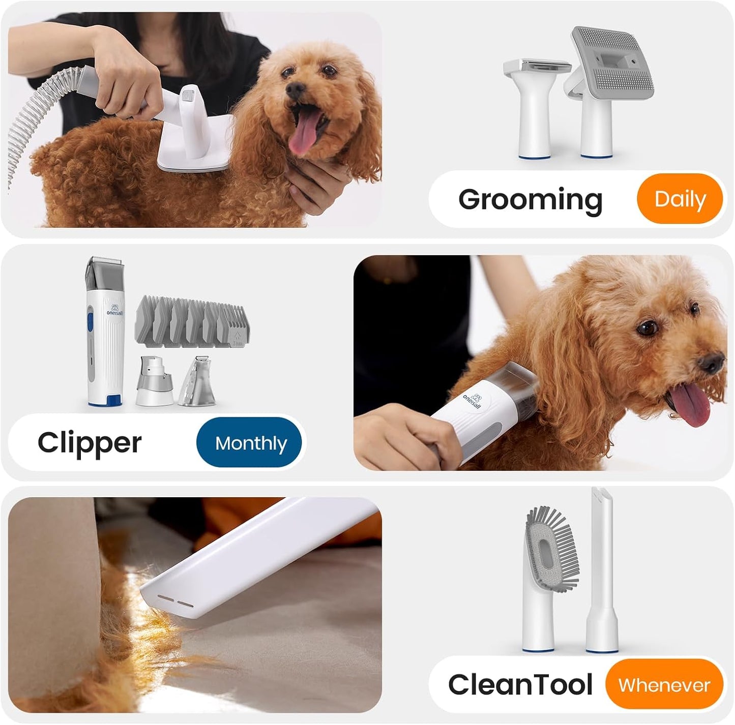 FurGrom™ - 5 in 1 Pet Vaccum Grooming Kit