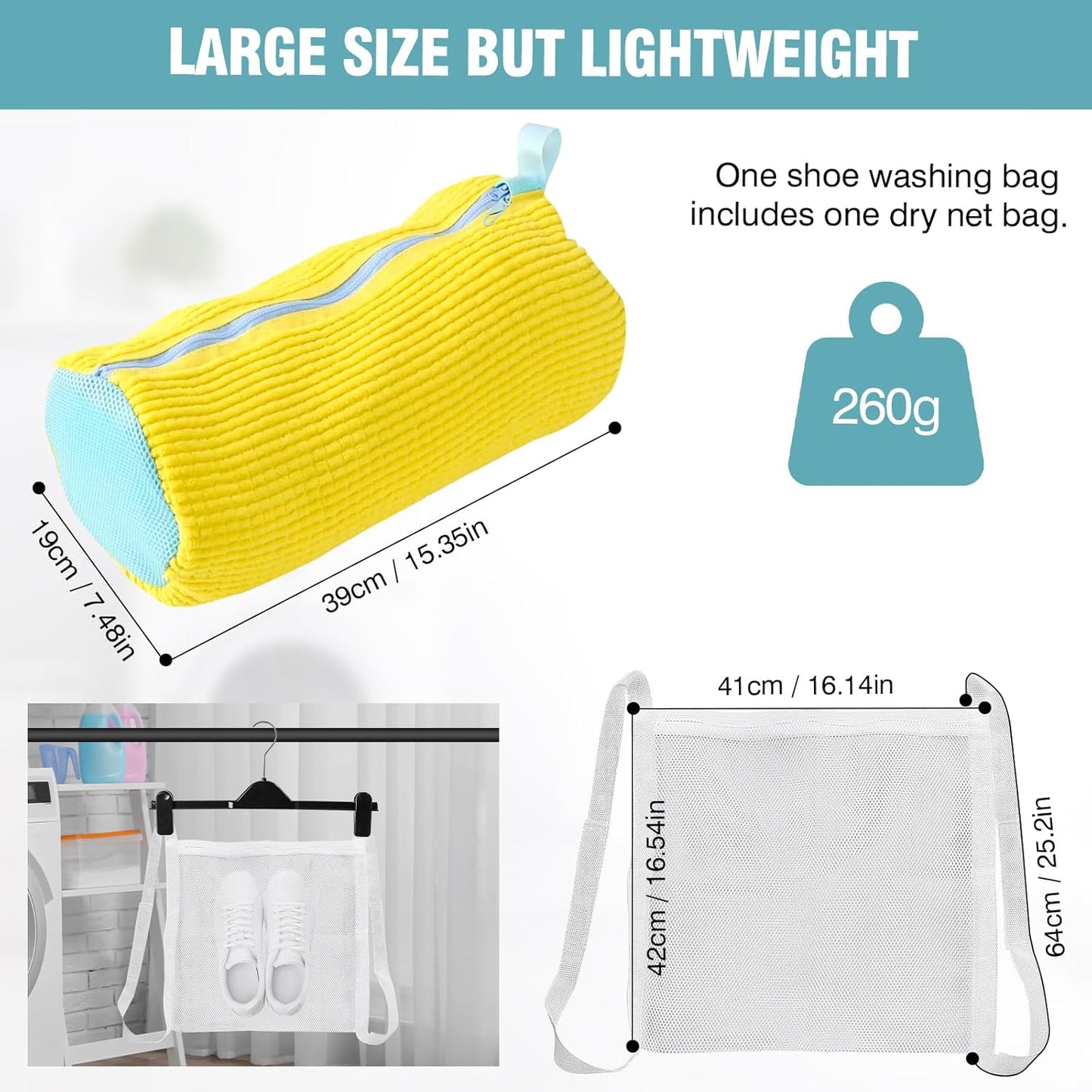 CleanKicks™ - Laundry Shoe Bag for Effortless Cleaning