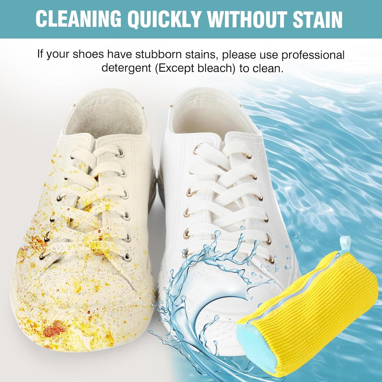 CleanKicks™ - Laundry Shoe Bag for Effortless Cleaning