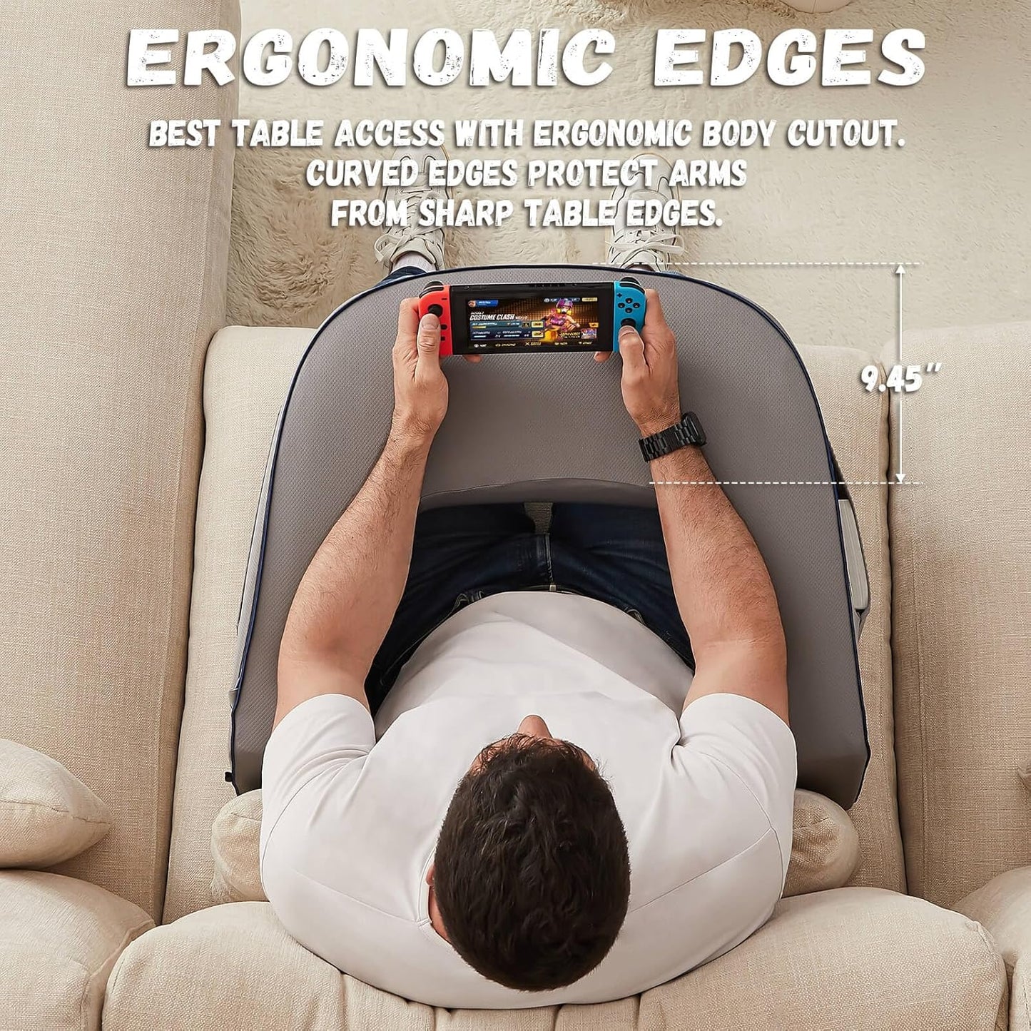 GamerCush Pro™ – Gaming Support Cushion