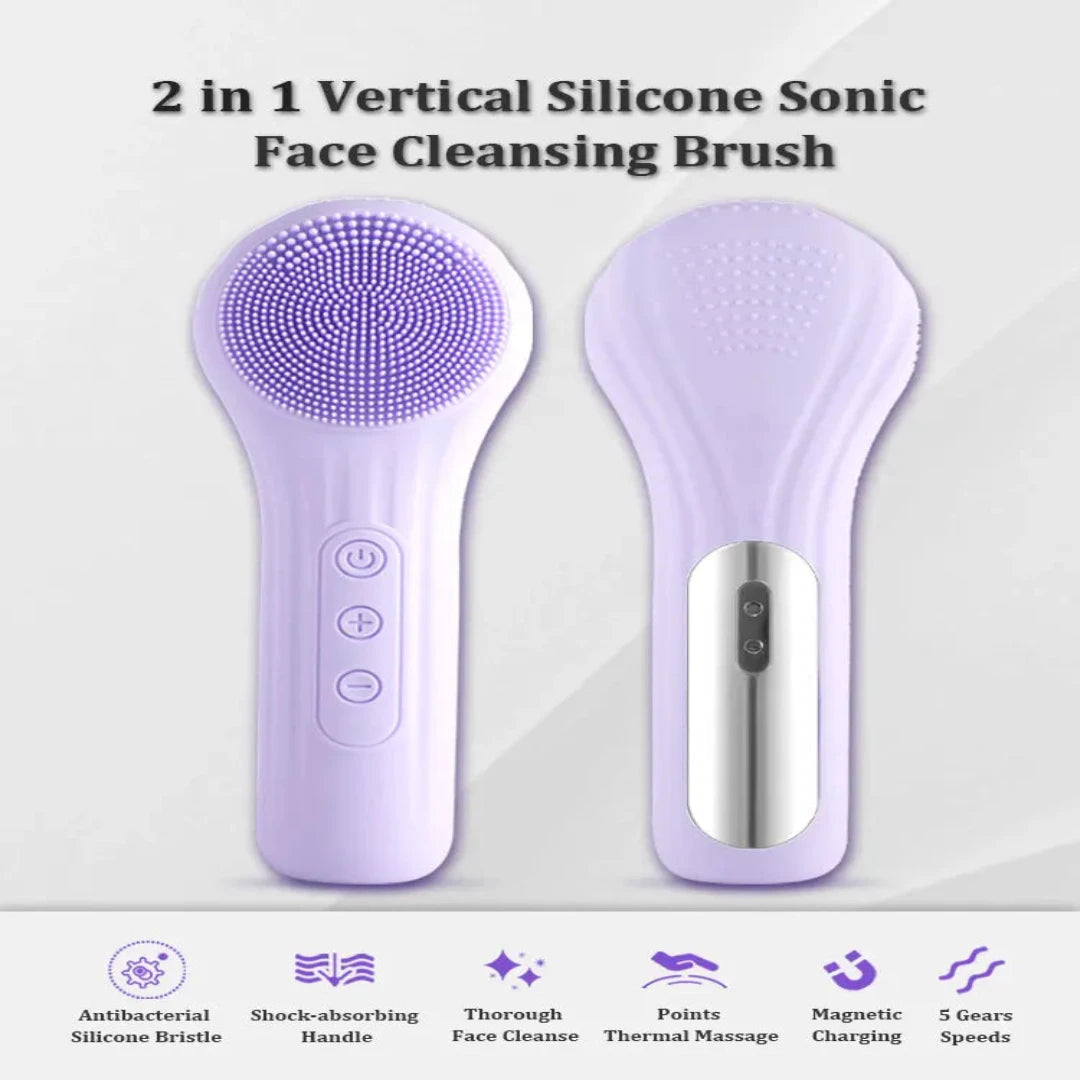 VibraGlow™ - 3in1 Facial Cleansing Brush