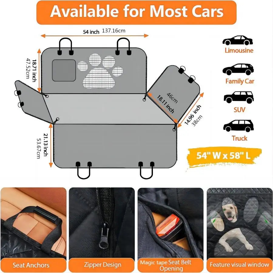 PawGuard™ - Pet Safe Car Seat