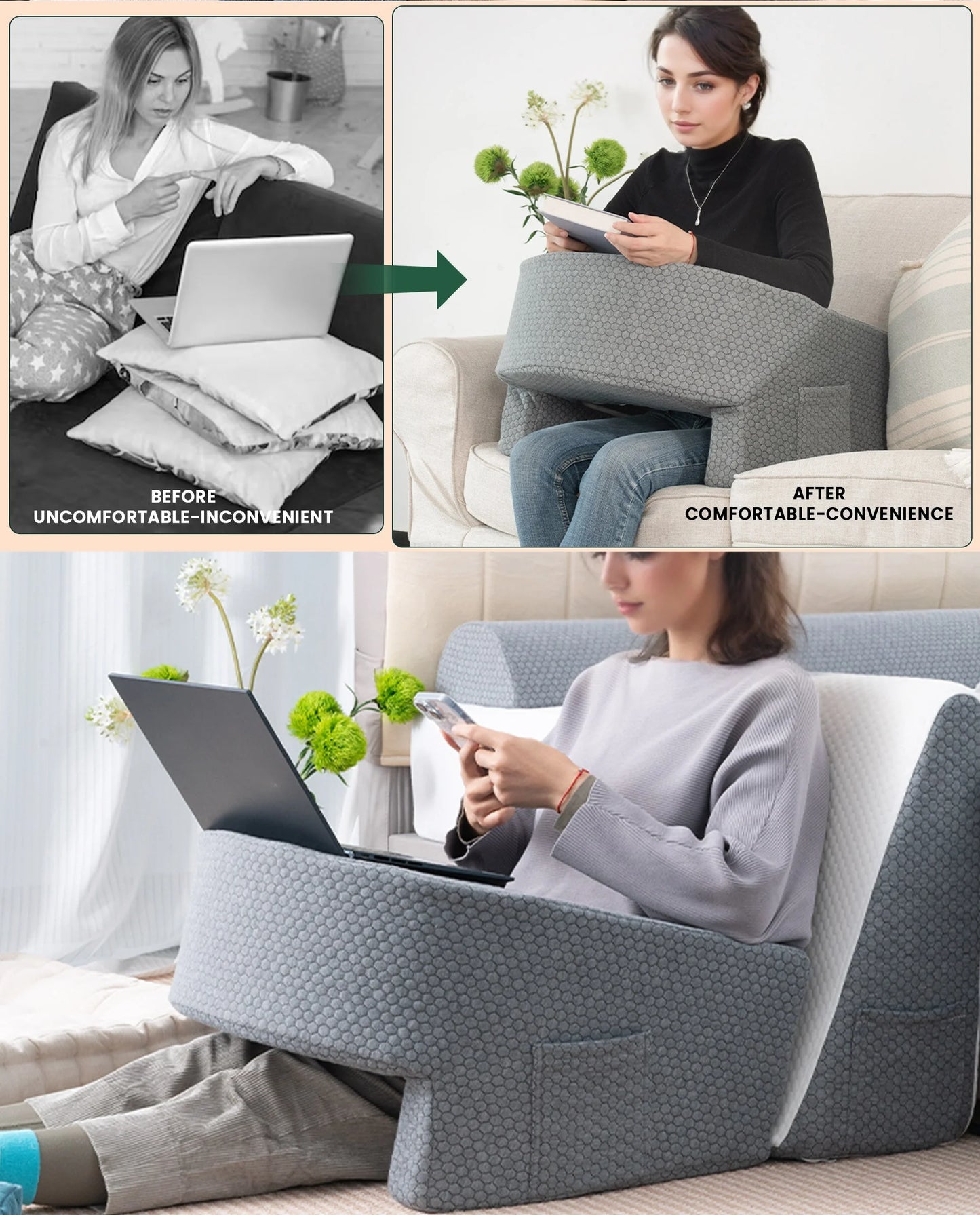 GamerCush Pro™ – Gaming Support Cushion