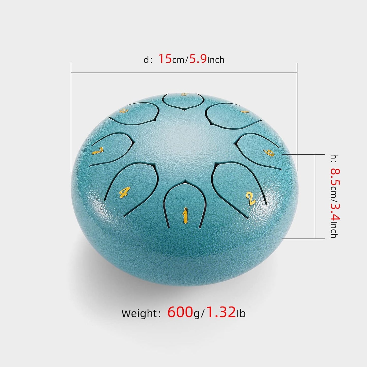 ZenTone Drum™ Steel Tongue Mini 3'6 Drum