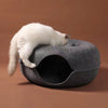 Donjo™ 2 in 1 Donut Shape Cat Tunnel Bed